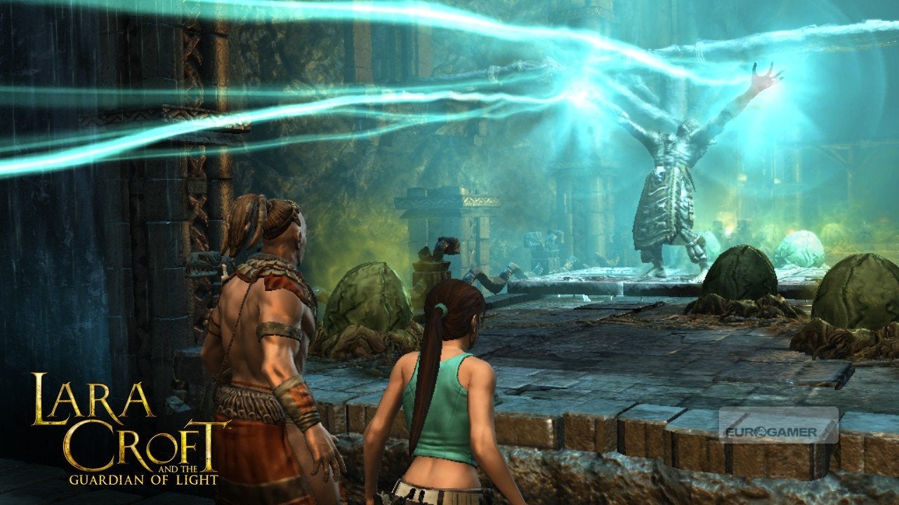 Lara croft and the guardian top of light ps3